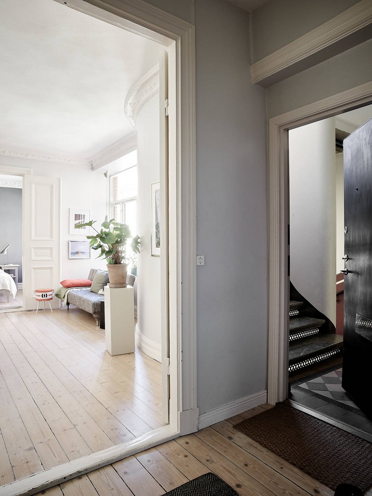 Une maison comme un loft en Suède