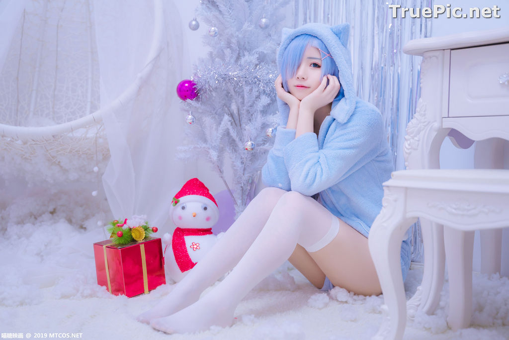 Image [MTCos] 喵糖映画 Vol.043 – Chinese Cute Model – Sexy Rem Cosplay - TruePic.net - Picture-34