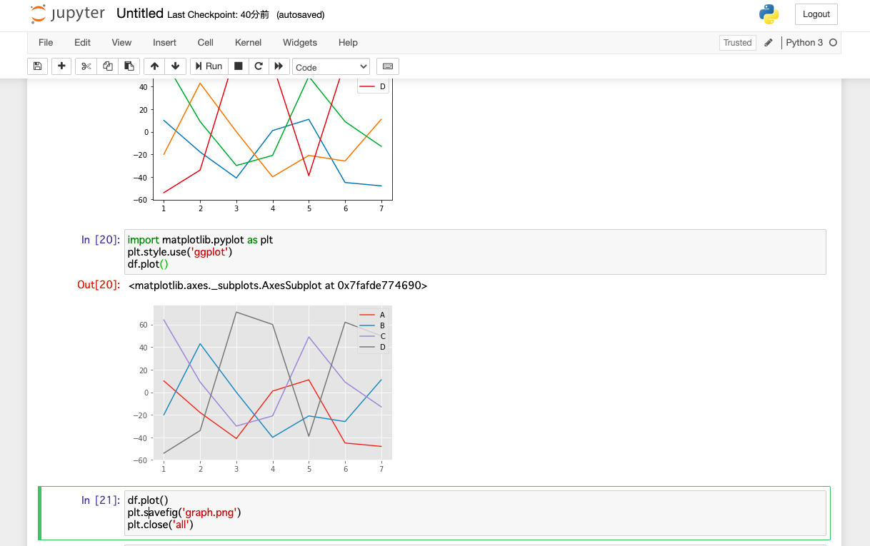 hawksnowlog: データ分析入門 (Jupyter notebook + pandas or matplotlib)