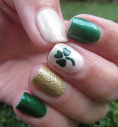 st patrick nail designs nails patricks festive fun copy fancy patty manicure fashionsy via cute kitten posted french long