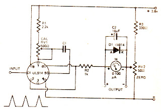 Analogue Frequency Meter Circuit | Schematic Rise