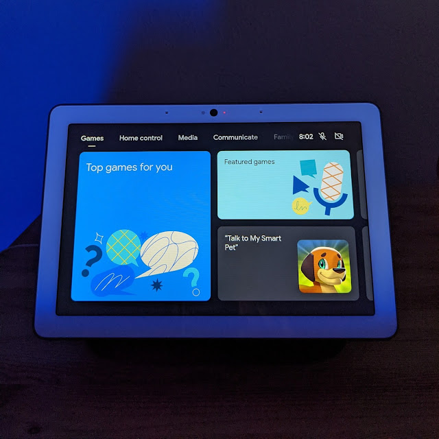 A dedicated tab for Google Assistant'Games' has been added to the Nest Hub and other Smart Displays. A dedicated tab for Google Assistant'Games' has been added to the Nest Hub and other Smart Displays.