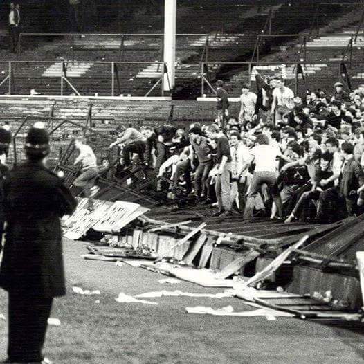 Football Hooligan Pictures Leeds at West Brom in 1981