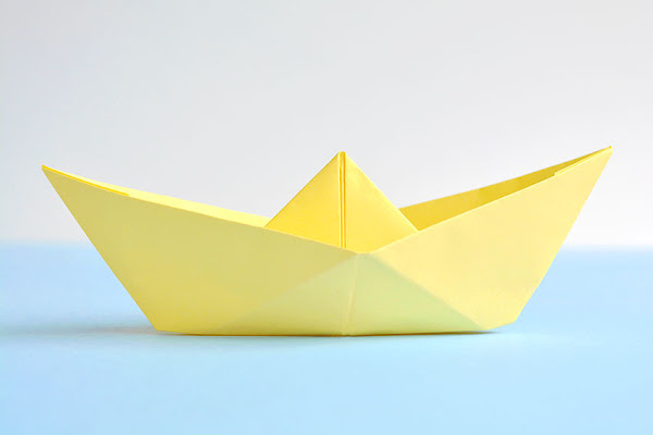 Cách làm một chiếc thuyền bằng giấy chi tiết