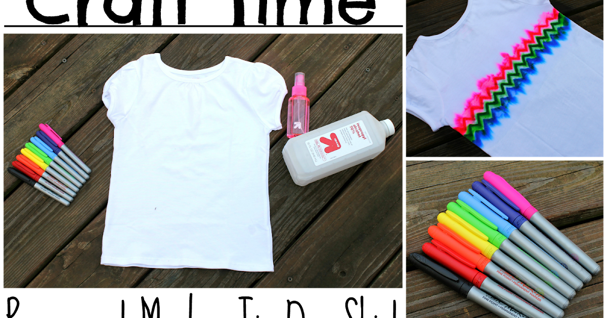 Lipgloss and Onesies Blog: {Craft Time} DIY Permanent Marker Tie Dye