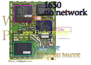 nokia 1650 no network  hardware jumper solution diagram