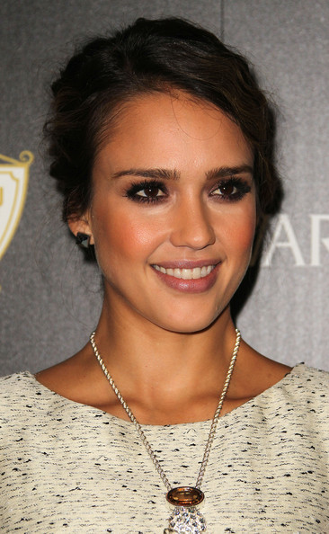 Wedding Updo Hairstyle Jessica Alba Bobby Pinned Updo Hairstyle