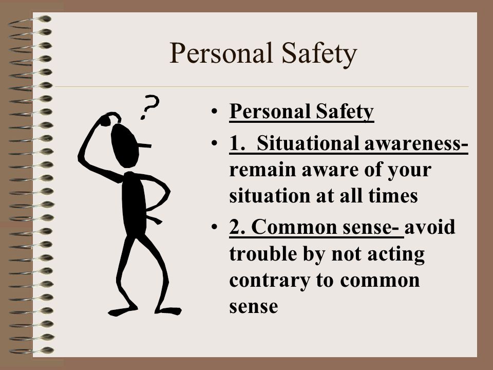 PM's Self Reliance Tools Situational Awareness Tips Increase Your