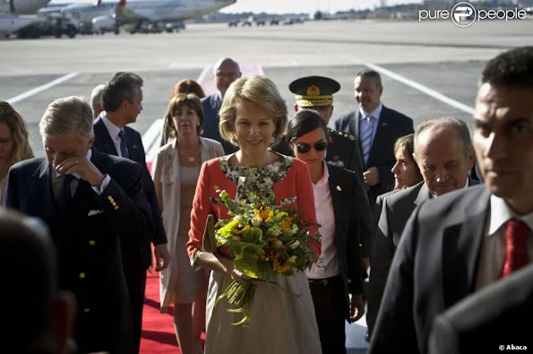 Crown Prince Philippe and Crown Princess Mathilde on second day of the economic mission in Turkey