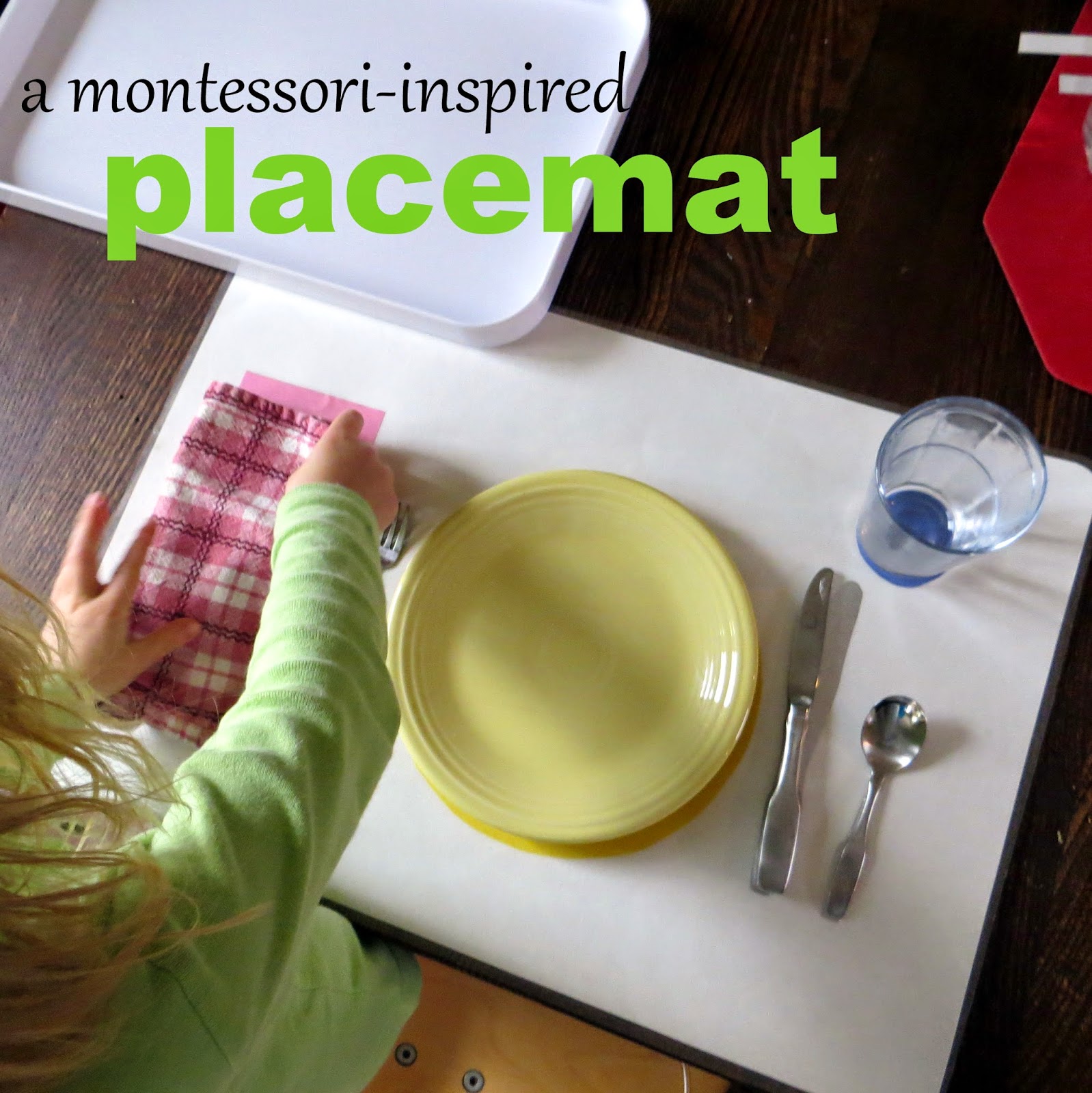 itty bitty love a montessoriinspired placemat