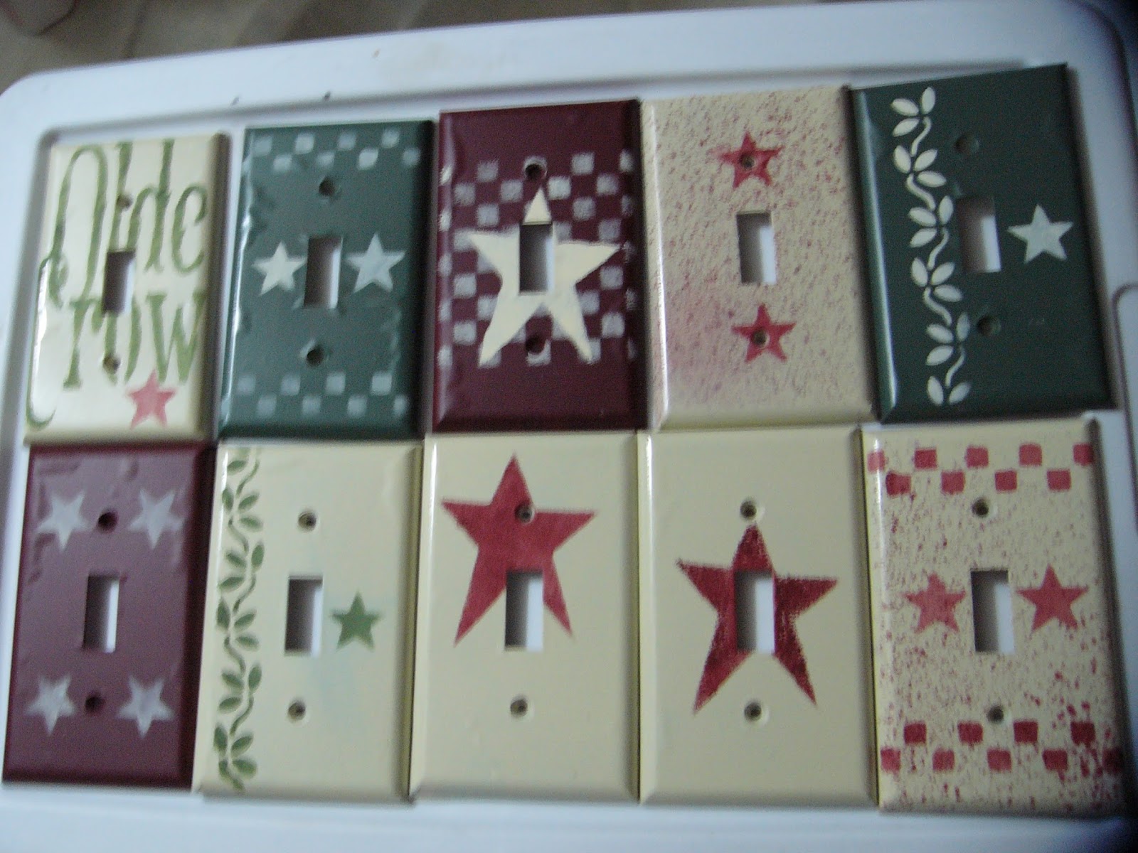 Salt Lick Shop PRIMITIVE OUTLET SWITCH COVER MAKEOVERS