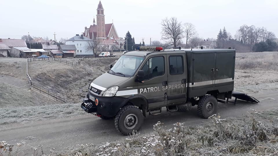 Niewybuch przy ujścia kanału rzochowskiego