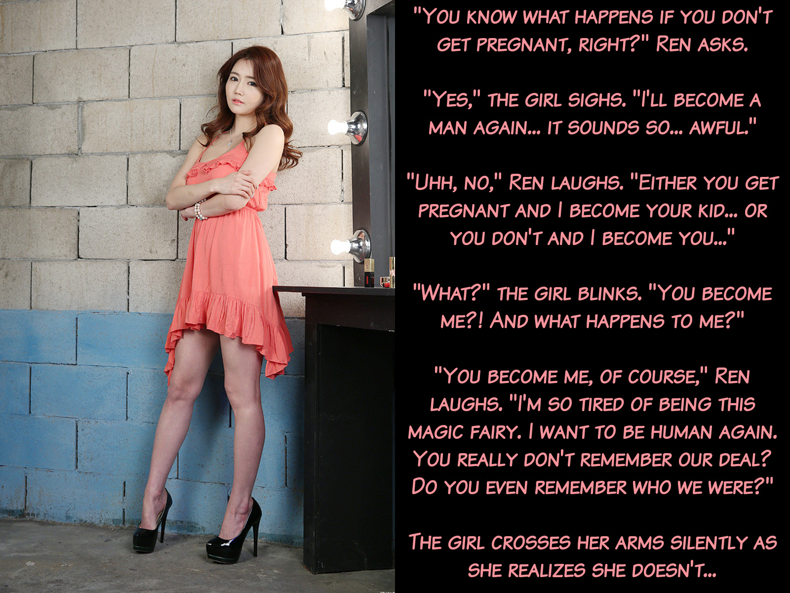 Lost bag tg captions. They will ignore you until they can't. She is really. She is really. Spell tg caption.