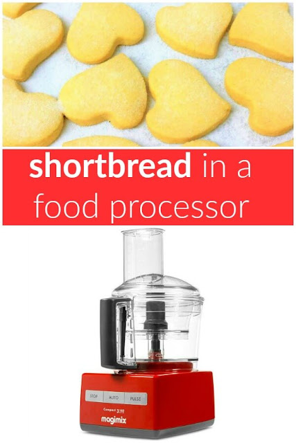 shortbread in a food processor