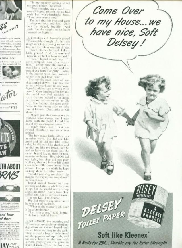 Vintage Toilet Paper Ads From the Early 20th Century Vintage Everyday