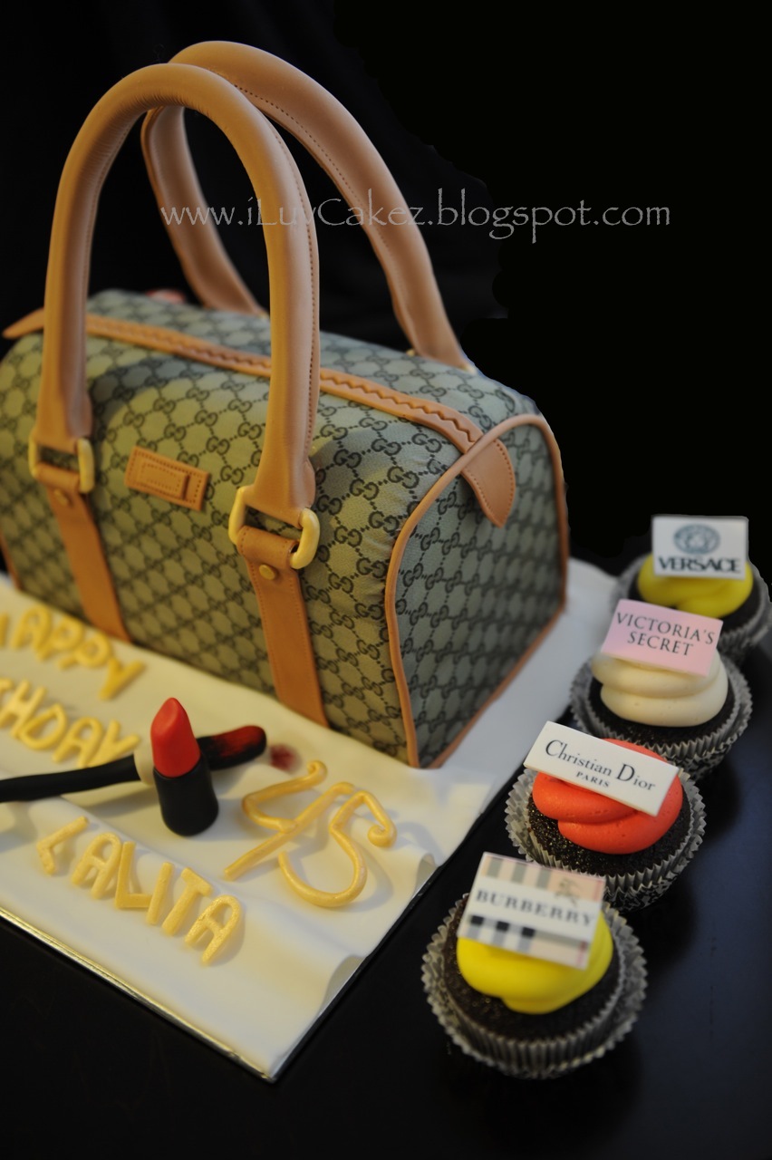 iLuv Cakez Gucci Bag Cake (Lalita's 45th Birthday Cake)