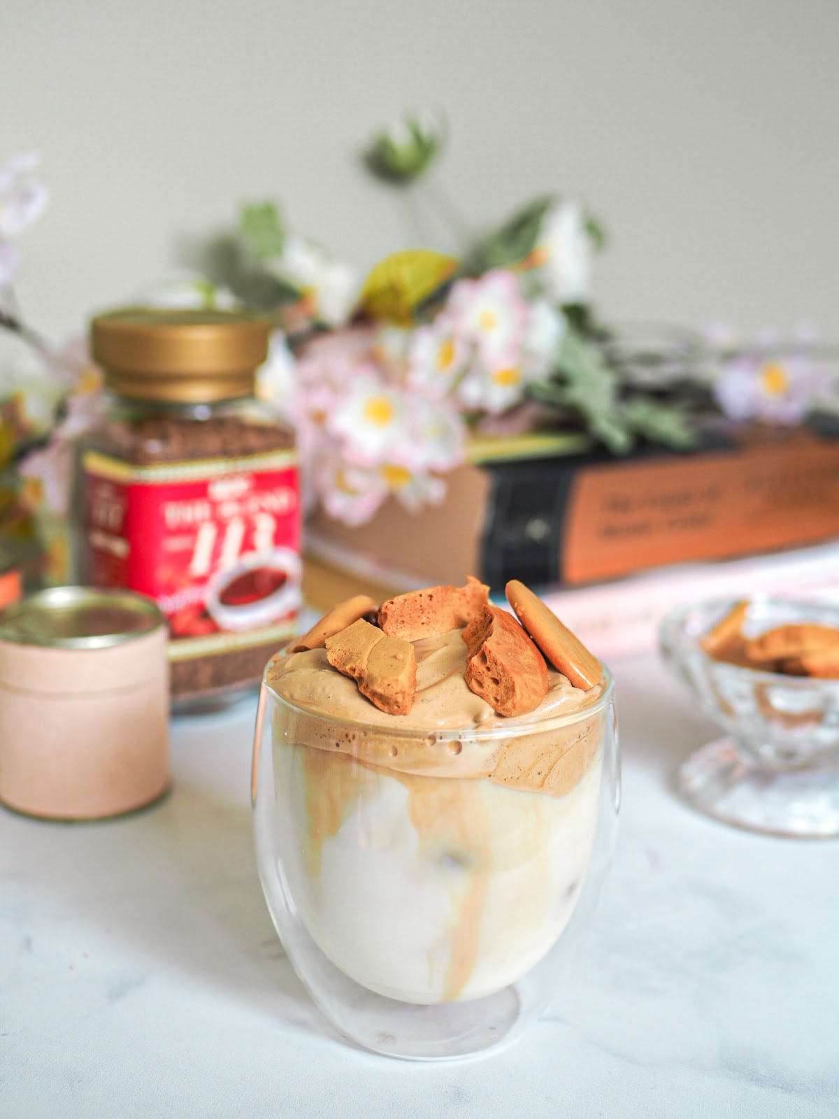 Homemade Dalgona Coffee + Ppopgi kfclovesyou