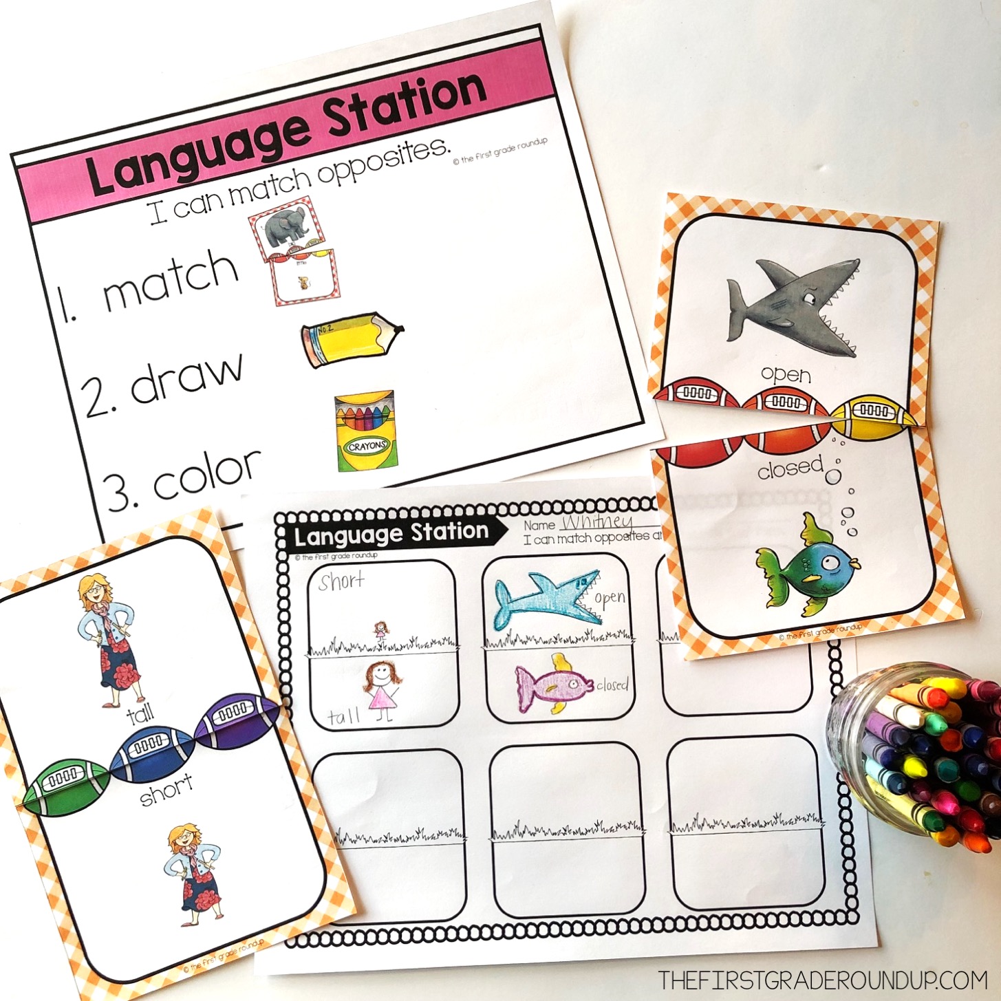 Language Centers for Kindergarteners - Firstgraderoundup