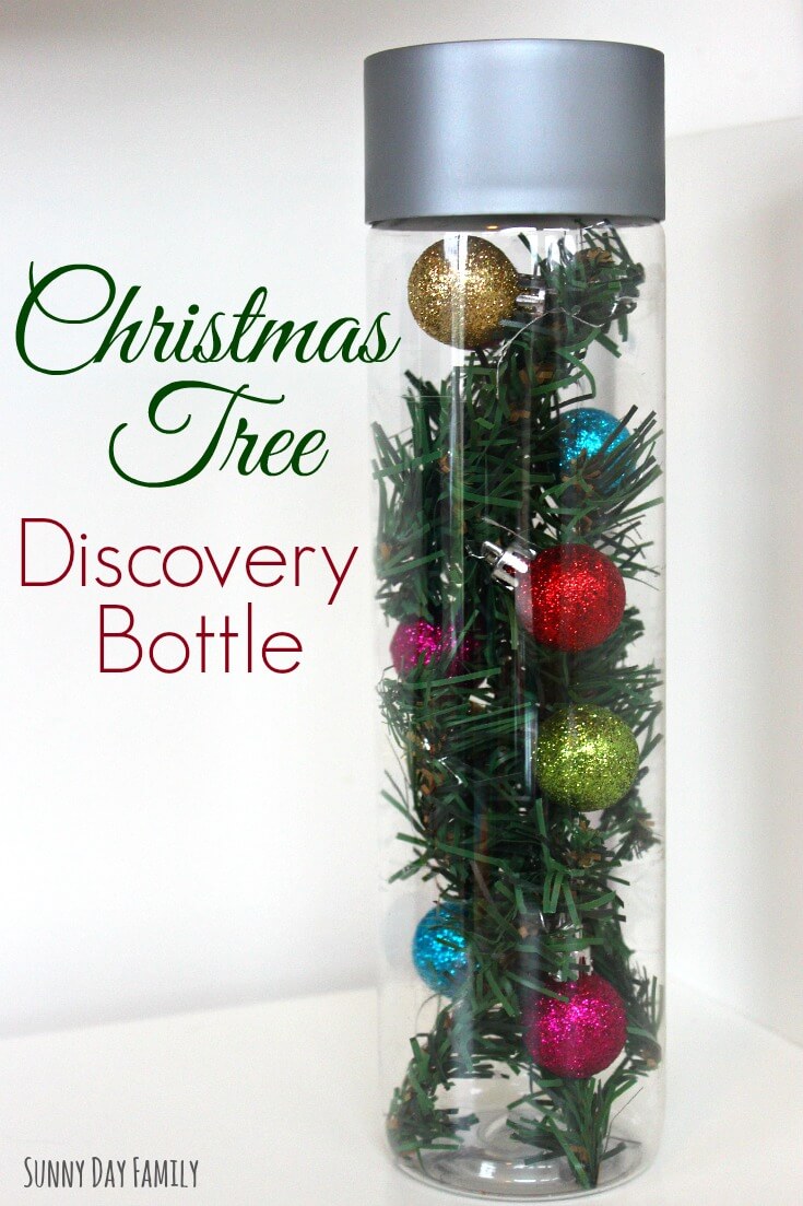 Christmas Tree in a Bottle Christmas Activity for Preschoolers Sunny