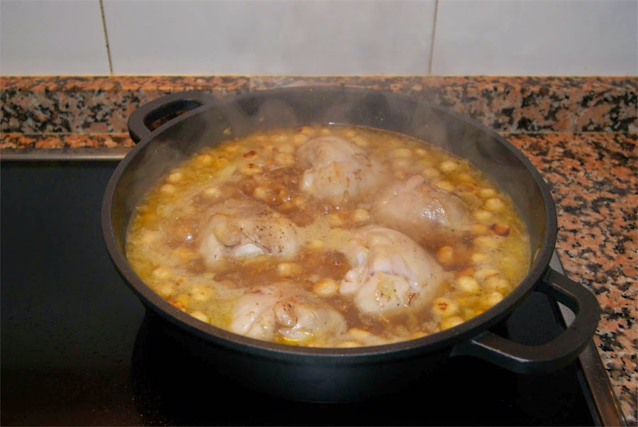 Pollo con avellanas paso 4