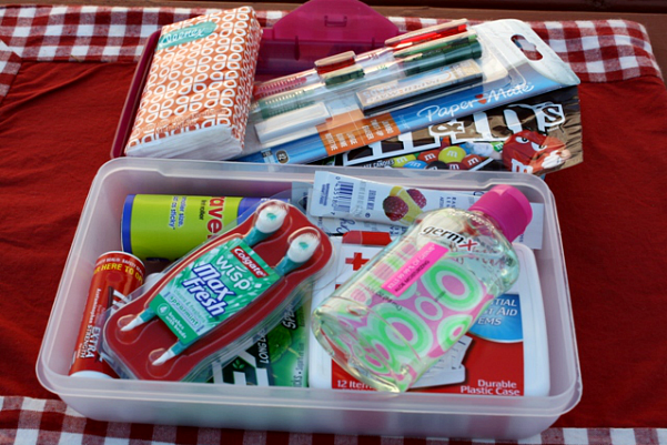 Teacher Survival Kit - Customize Back  Metal Lunch Box