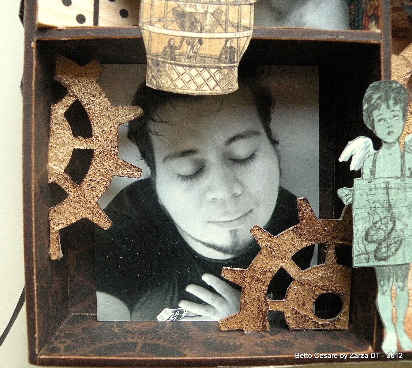 Zarza Criações: Inspiração - Shadow box