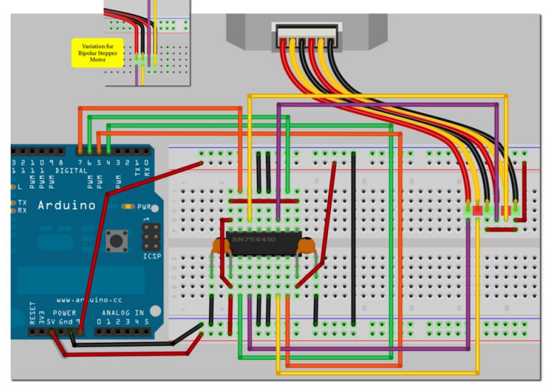 Proyek Arduino Basic Stepper Control