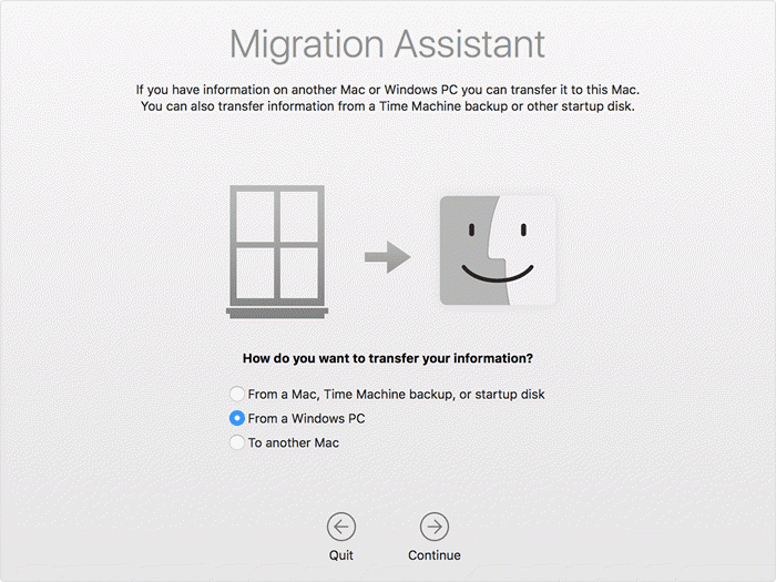 Помощник по миграции Windows 1