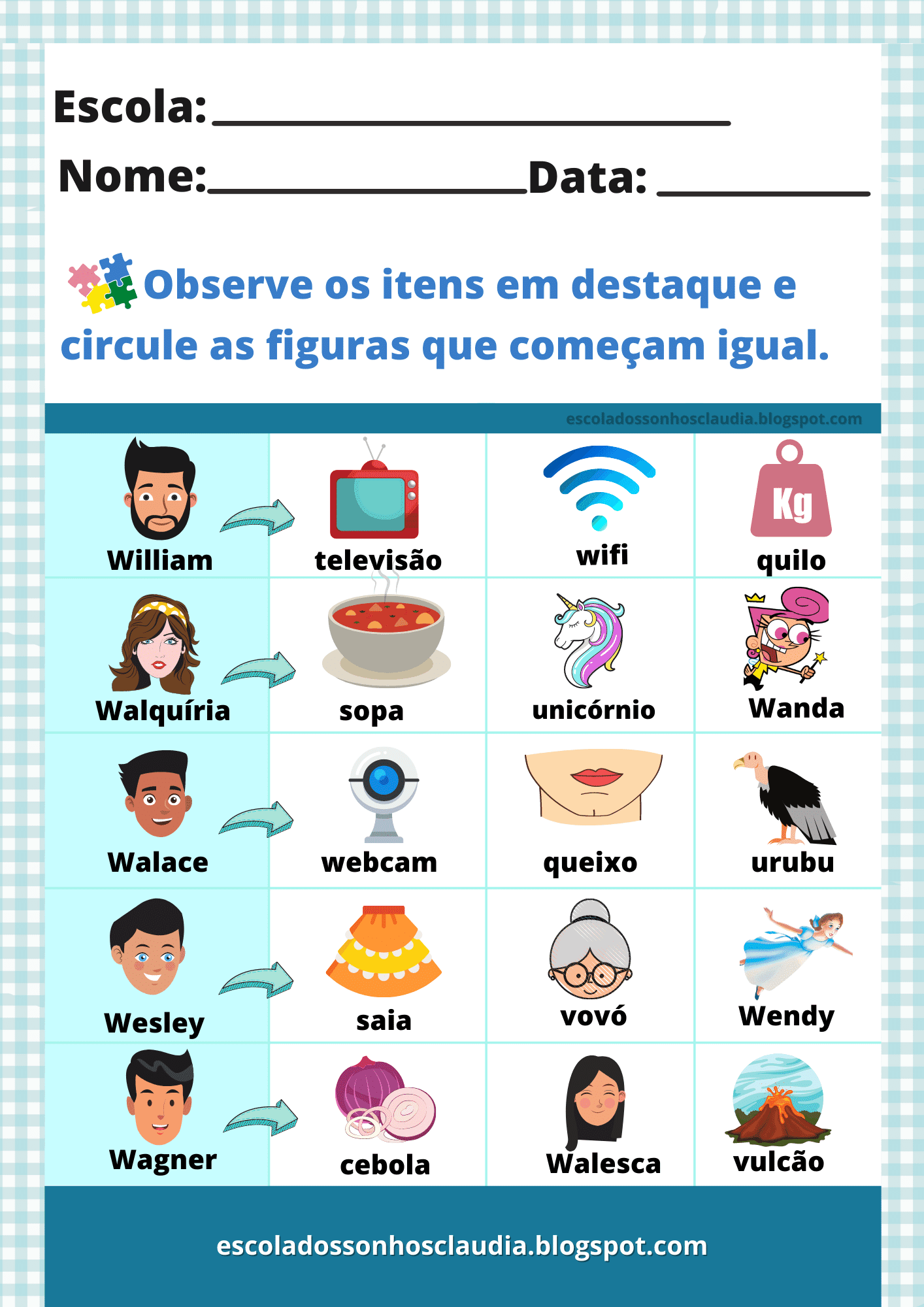 Blog Profissão Professor Atividades com a letra W e Plano de Aula para a Alfabetização BNCC Blog Profissão Professor Atividades com a letra W e Plano de Aula para a Alfabetização BNCC