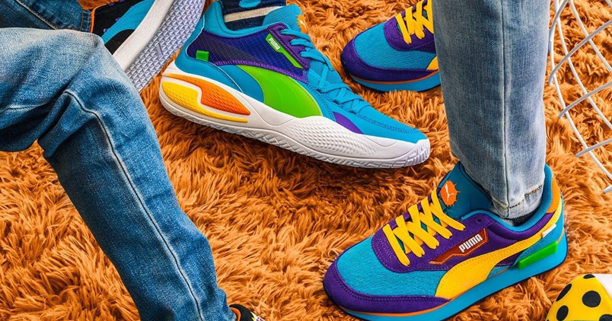 Rugrats Shoes Puma Rugrats Mens Puma Court Rider X Rugrats Size 11  Basketball Shoes