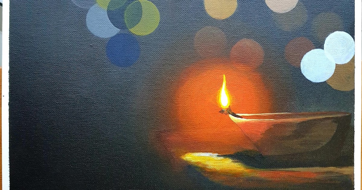 Acrylic Painting "Light Over Darkness"