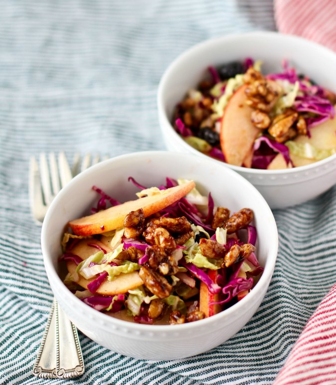 Cabbage Salad with Braeburn Apples & Spiced Pecans Karen's Kitchen