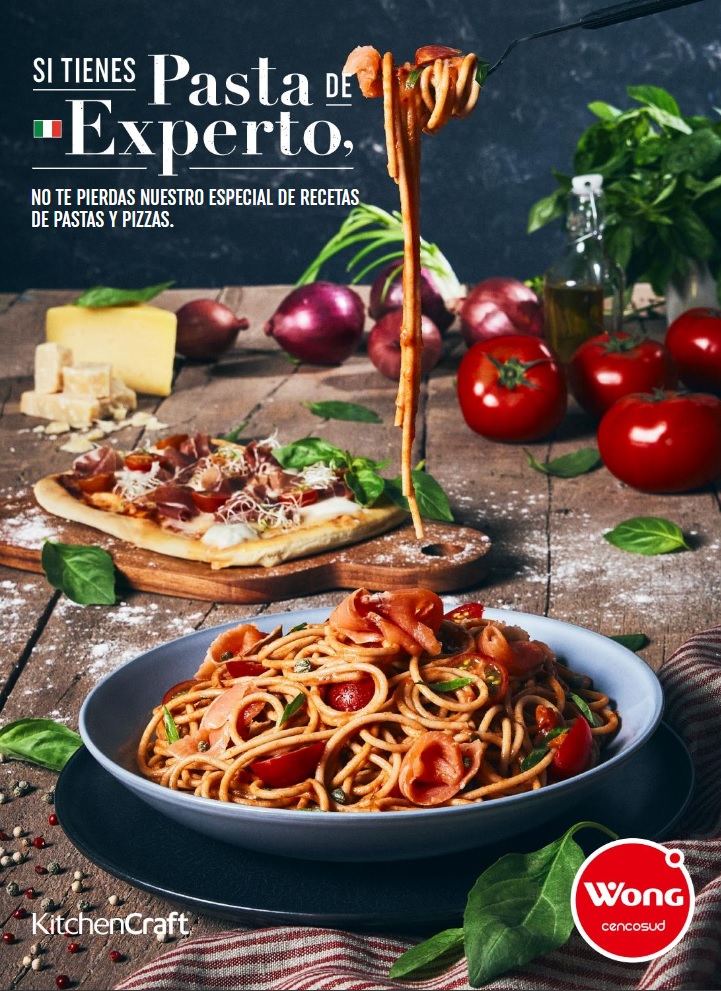 Catálogo Mega pastas y pizzas 2021 Wong, supermercado
