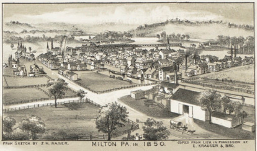 Valley Girl Views South Front Street Milton PA Through The Decades