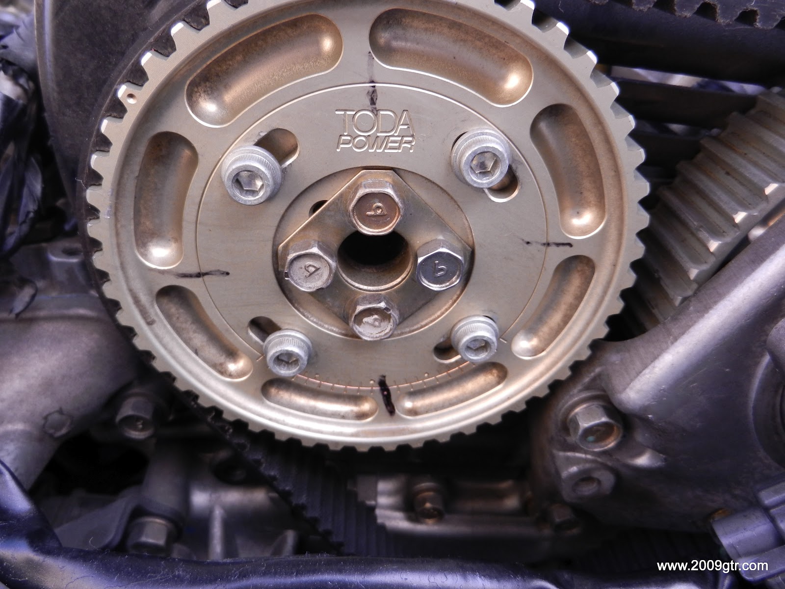 RB26DETT Timing Belt Alignment and Tension Adjustment Nissan Skyline