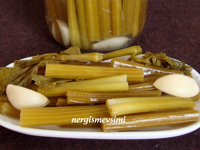 kereviz: KEREVİZ SAPI TURŞUSU