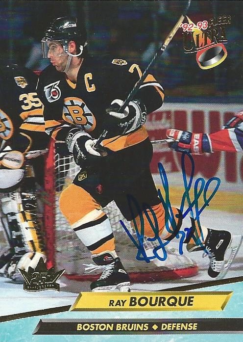 Ray Bourque Boston Bruins Autographed 11 x 14 2016 NHL Winter