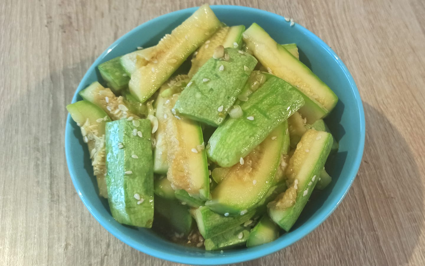 Korean Style Steamed Zucchini Side Dish Recipe Gluten Free, Paleo