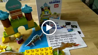Bộ xếp hình phát triển trí thông minh gồm 9 bộ khác nhau đồng giá 65 nghìn