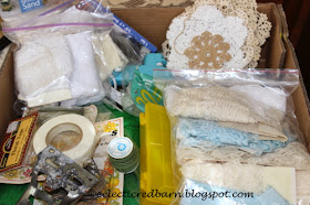 Eclectic Red Barn: Dollar box contents -lace