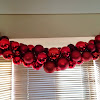 Christmas Bauble Garland : LED Red Bauble Poinsettia Christmas Garland - Argos home 2m winters hibernation christmas garland | £.