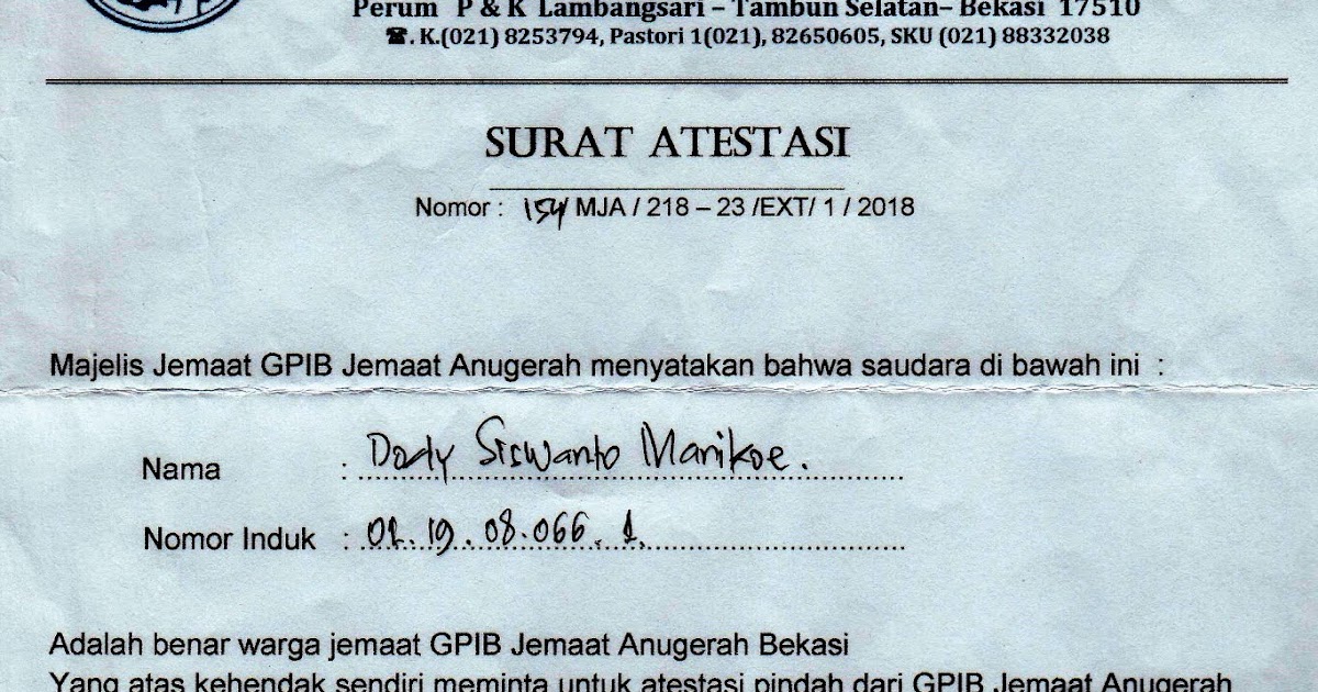 Gpib Anugerah Bekasi Sekilas Kronolis Masa Hitam Dan Kelam