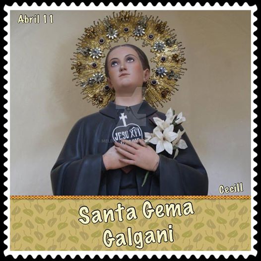 ® Santoral Católico ®: SANTA GEMMA GALGANI, VIRGEN, 11 DE ABRIL