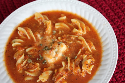 Schoolhouse Ronk: Vegetarian Lasagna Soup