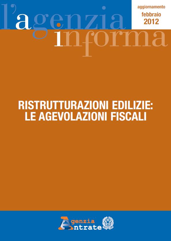 Daniele Saisi Blog Ristrutturazioni edilizie nuova guida dell'Agenzia