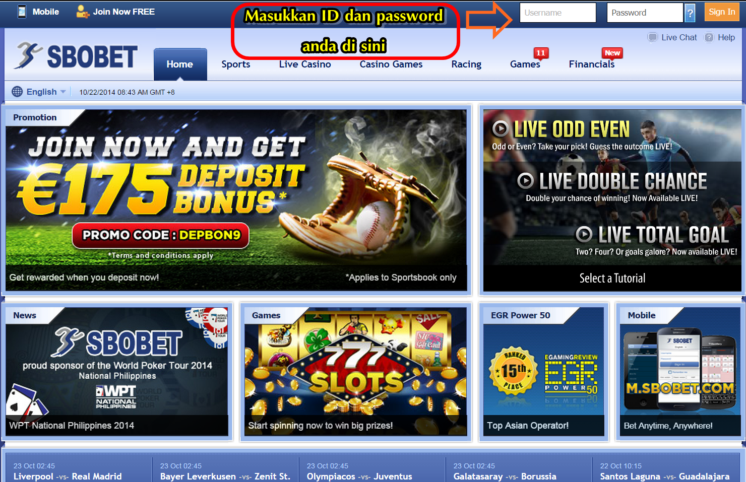 Panduan Cara Bermain di Situs Resmi SBOBET - AyoBetting