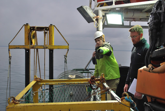 Our Chief Scientist, Mark, is in full focus during deck operations. 