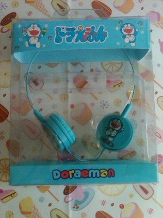 Earphone bulat new doraemon, Doraemon, Headset, Pernak-Pernik, Pernak pernik lucu, pernak pernik unik, Headset Doraemon, Earphone Doraemon, Pernak pernik Doraemon