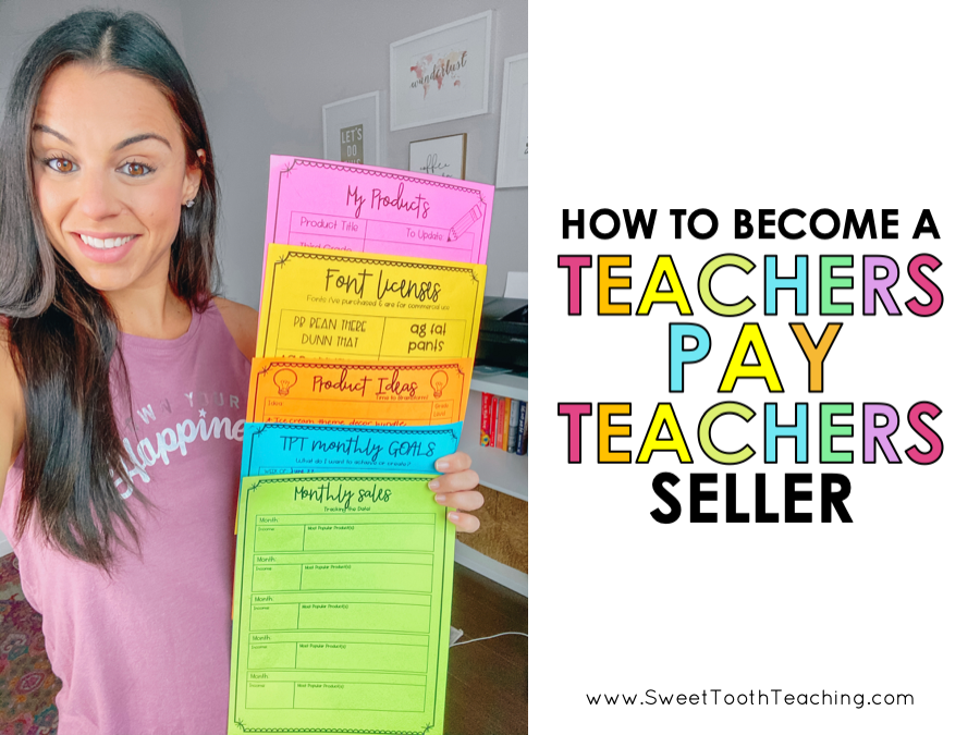 How To: Create & Sell Digital Resources On Teachers Pay Teachers - Sweet Tooth Teaching How To: Create & Sell Digital Resources On Teachers Pay Teachers - Sweet Tooth Teaching