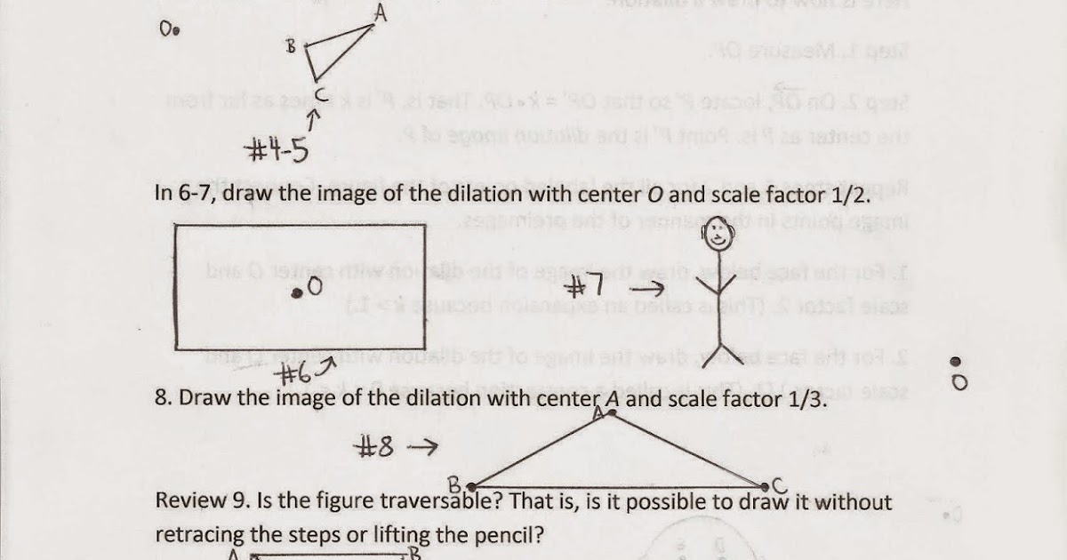 Geometry, Common Core Style Lesson 122 Size Changes Without
